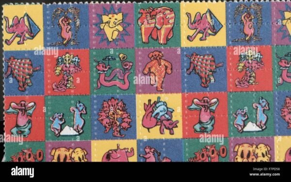 Lsd In A Colourful Blotter Lysergic Acid Diethylamide Or Acid A Psychedelic F7Pd58 Trustmedscare